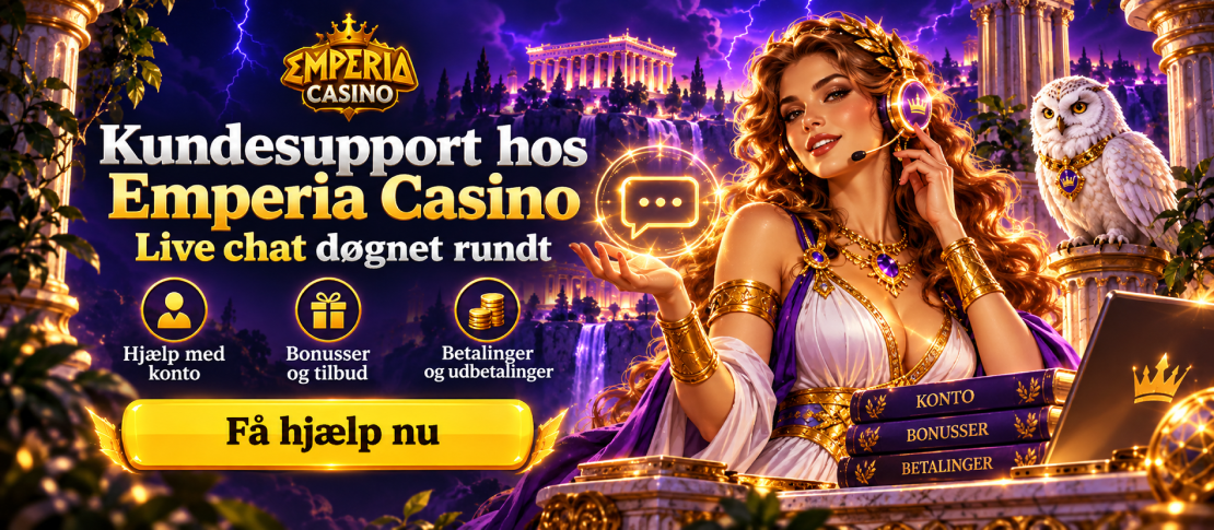 Kundesupport hos Emperia Casino